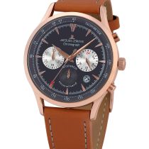 Jacques Lemans 1-2068F Retro Classic Chronograph Herrenuhr 41mm 5ATM