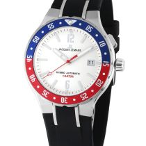 Jacques Lemans 1-2109B Hybromatic Herrenuhr 42mm