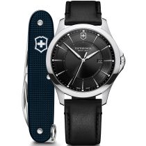 Victorinox 241904.1 Alliance Set mit Taschenmesser Herrenuhr 40mm 10ATM