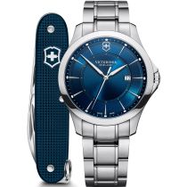 Victorinox 241910.1 Alliance Set mit Taschenmesser Herrenuhr 40mm 10ATM