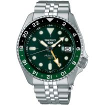 Seiko SSK035K1 Herrenuhr 5 Sports GMT Automatik 43mm 10ATM