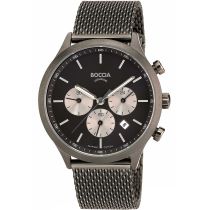 Boccia 3750-06 Herrenuhr Chronograph Titanium 41mm 5ATM