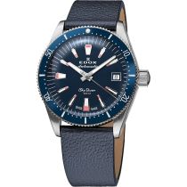 Edox 80131-3BUC-BUICO Skydiver Automatik m. Wechselarmband Damenuhr 38mm 30ATM