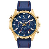 Bulova 97B168 Marine Star Chronograph Herrenuhr 43mm 10ATM