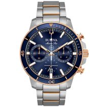 Bulova 98B301 Marine Star Chronograph Herrenuhr 45mm 20ATM