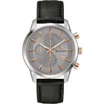 Bulova 98B409 Sutton Chronograph Herrenuhr 41mm 3ATM