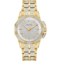 Bulova 98L302 Crystal Octava Damenuhr 34mm 3ATM