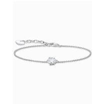 Thomas Sabo A2159-051-14-L19V Silbernes Armband m. weißem Zirkonia Tropfen