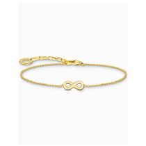 Thomas Sabo A2161-413-39-L19V Vergoldetes Armband m. infinity Anhänger