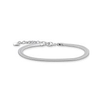 Thomas Sabo A2169-001-21-L19V Silbernes Schlangenarmband 16-19 cm 