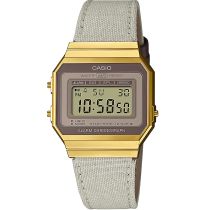 Casio A700WEGL-7AEF Vintage Unisex Damenuhr Herrenuhr 33mm