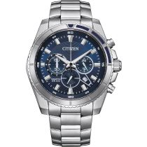 Citizen AN8201-57L Quarz Chronograph Herrenuhr 44mm 10ATM