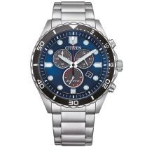 Citizen AT2560-84L Herrenuhr Eco-Drive Chronograph 43mm 10ATM