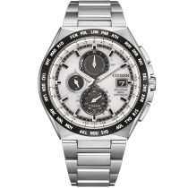 Citizen AT8238-84A Herrenuhr Eco-Drive Super-Titanium Funk-Chronograph 44mm 10ATM  