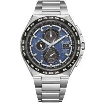 Citizen AT8238-84L Herrenuhr Eco-Drive Super-Titanium Funk-Chronograph 44mm 10ATM  