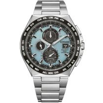 Citizen AT8238-84M Herrenuhr Eco-Drive Super-Titanium Funk-Chronograph 44mm 10ATM  