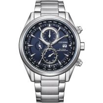 Citizen AT8260-85L Eco-Drive Chronograph Herrenuhr Funkuhr 43mm 10ATM