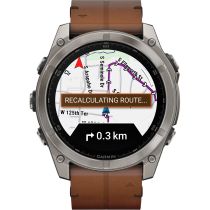 Garmin 010-02905-40 Herrenuhr fenix 8 AMOLED Saphirglas Silikonband 51mm 10ATMSet 