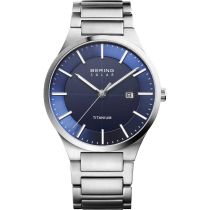 Bering 15239-777 Solaruhr Herrenuhr 39mm 10ATM