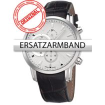 Bossart Ersatzband Leder BW-1104 braun silberne Schliesse