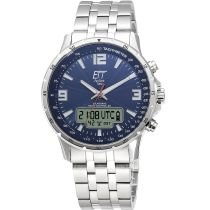 ETT EGS-11552-31M Solar Drive Funkuhr Professional Herrenuhr 43mm 10ATM