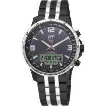 ETT EGS-11568-21M Solar Drive Funkuhr Professional Arctica Herrenuhr 43mm