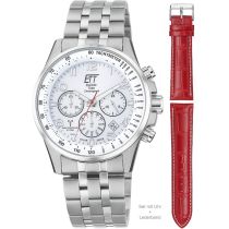 ETT EGS-11612-42MS Professional Solar Funk Chronograph Herrenuhr 43mm 10ATM