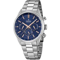 Festina F16820/A Timeless Chronograph Herrenuhr 44mm 5ATM