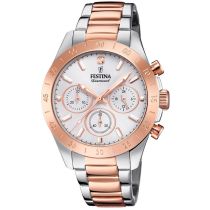 Festina F20398/1 Boyfriend Damen Chronograph 39mm 10ATM