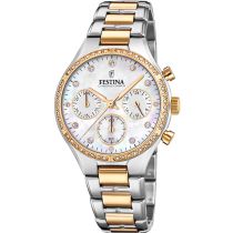 Festina F20402/1 Boyfriend Chronograph Damenuhr 36mm 5ATM