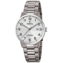 Festina F20435/1 Klassik Titanium Unisex Uhr 40mm 10ATM