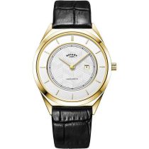 Rotary GS08007/02 Champagne Limited Edition 36mm Unisex Damenuhr Herrenuhr 5ATM