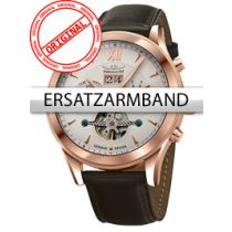 Perigaum Ersatzband Leder P-1112 braun rose Schliesse 22 mm