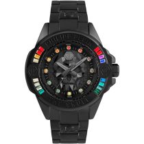 Philipp Plein PWNAA0522 The $kull Unisex Damenuhr Herrenuhr 41mm 5ATM