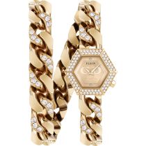 Philipp Plein PWWBA0523 Damenuhr The Hexagon Groumette 28mm 5ATM