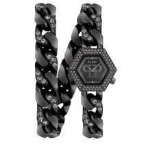 Philipp Plein PWWBA0623 Damenuhr The Hexagon Groumette 28mm 5ATM