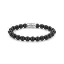 Rebel & Rose Armband Black Velvet RR-80089-S-L+ Herren