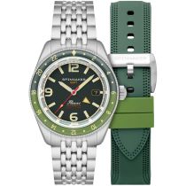 Spinnaker SP-5120-44 Herrenuhr Fleuss GMT Automatik Set 43mm 15ATM