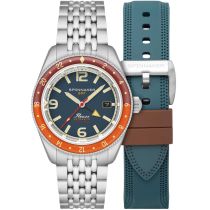 Spinnaker SP-5120-55 Herrenuhr Fleuss GMT Automatik Set 43mm 15ATM