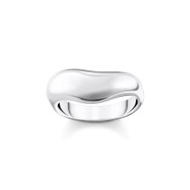 Thomas Sabo TR2473-001-21-54 Bold - Silberner Ring in geschwungener Form Damen