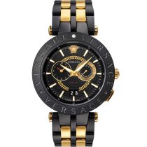 Versace VEBV00619 New V-Race Dual-Time Herrenuhr 46mm 5ATM